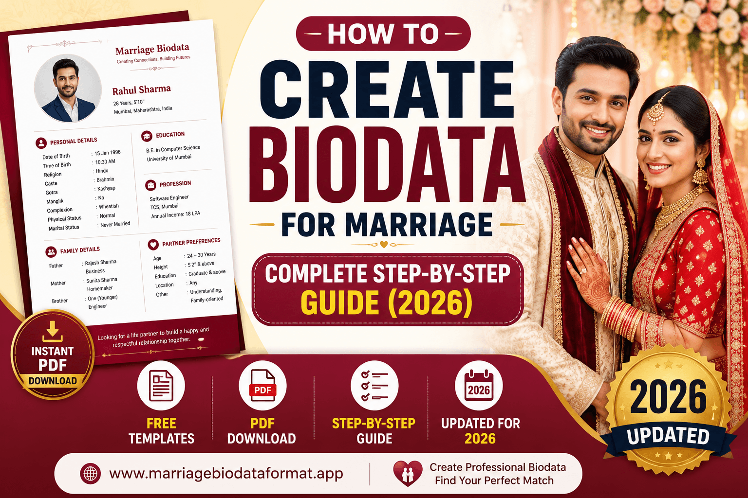 marriage biodata maker